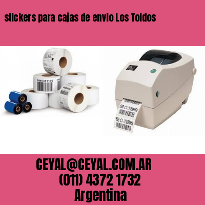 stickers para cajas de envio Los Toldos