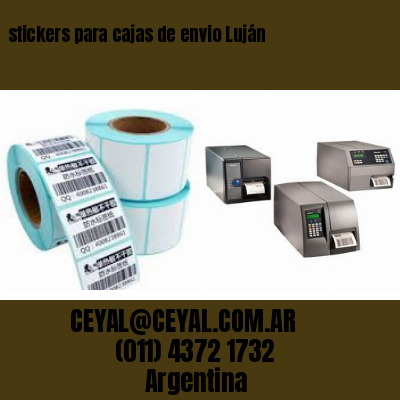 stickers para cajas de envio Luján