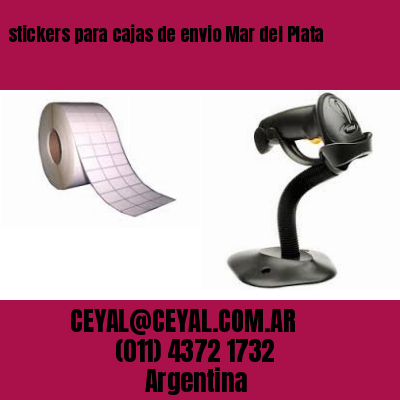 stickers para cajas de envio Mar del Plata