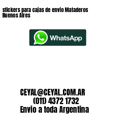 stickers para cajas de envio Mataderos  Buenos Aires