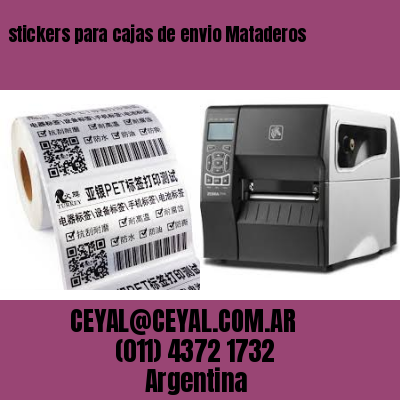 stickers para cajas de envio Mataderos