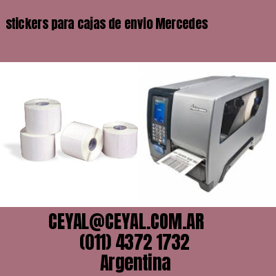 stickers para cajas de envio Mercedes