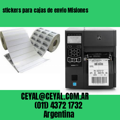 stickers para cajas de envio Misiones