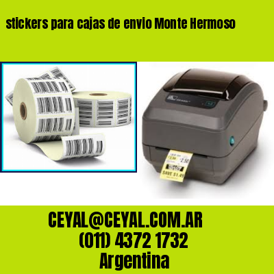 stickers para cajas de envio Monte Hermoso