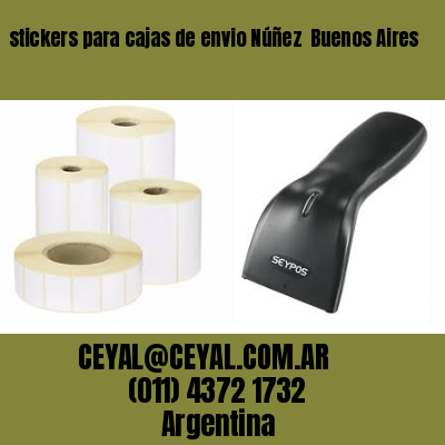 stickers para cajas de envio Núñez  Buenos Aires