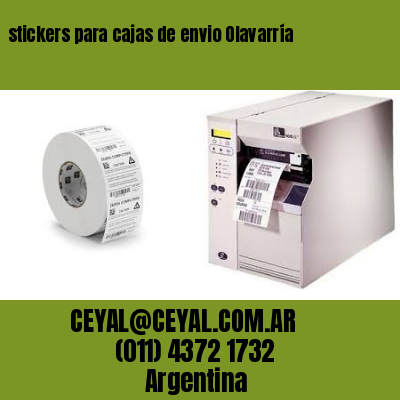 stickers para cajas de envio Olavarría