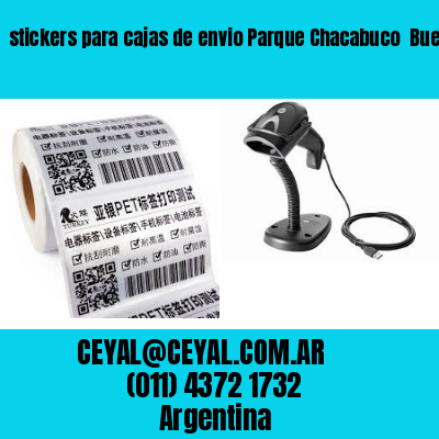 stickers para cajas de envio Parque Chacabuco  Buenos Aires