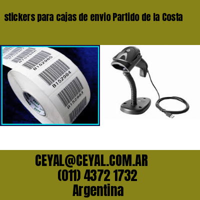 stickers para cajas de envio Partido de la Costa