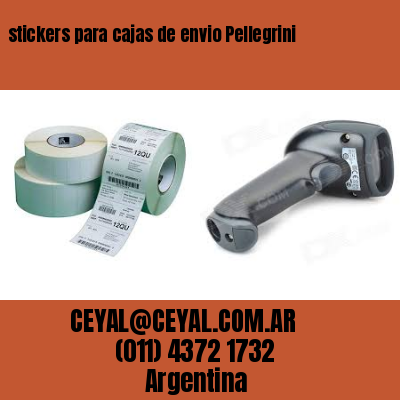 stickers para cajas de envio Pellegrini