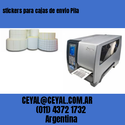 stickers para cajas de envio Pila