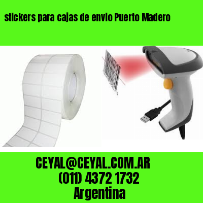 stickers para cajas de envio Puerto Madero