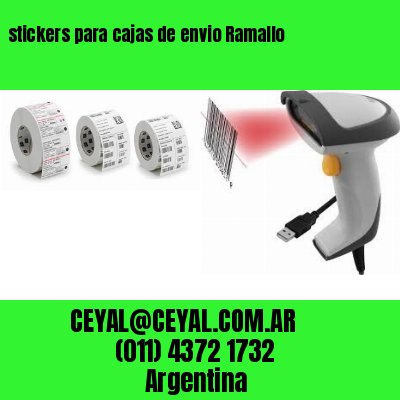 stickers para cajas de envio Ramallo