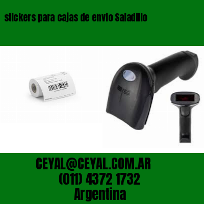 stickers para cajas de envio Saladillo