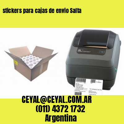 stickers para cajas de envio Salta