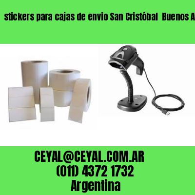 stickers para cajas de envio San Cristóbal  Buenos Aires