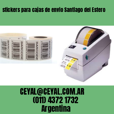 stickers para cajas de envio Santiago del Estero