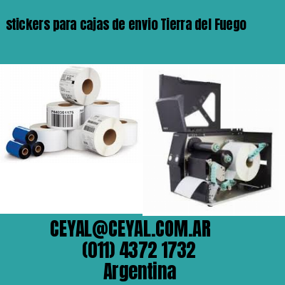 stickers para cajas de envio Tierra del Fuego