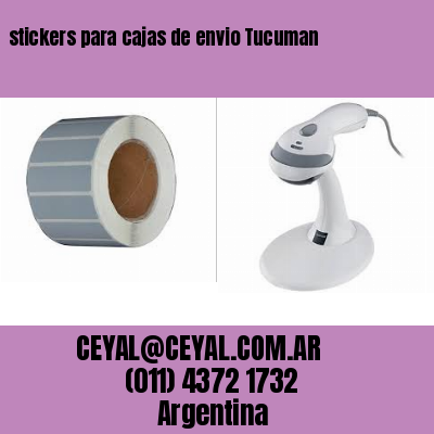 stickers para cajas de envio Tucuman