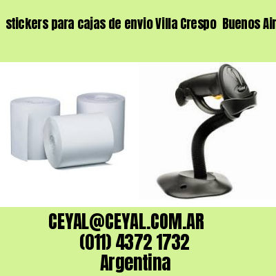 stickers para cajas de envio Villa Crespo  Buenos Aires