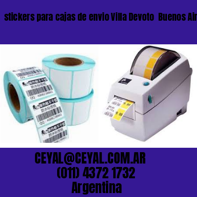 stickers para cajas de envio Villa Devoto  Buenos Aires