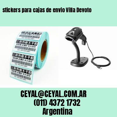 stickers para cajas de envio Villa Devoto