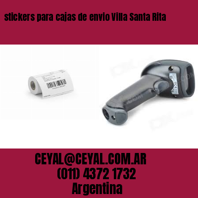 stickers para cajas de envio Villa Santa Rita