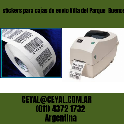 stickers para cajas de envio Villa del Parque  Buenos Aires