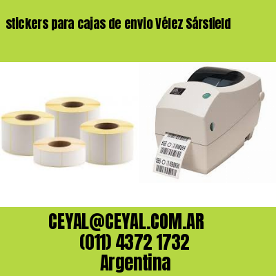 stickers para cajas de envio Vélez Sársfield