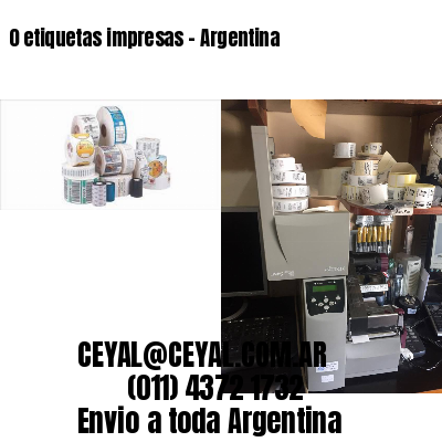 0 etiquetas impresas – Argentina