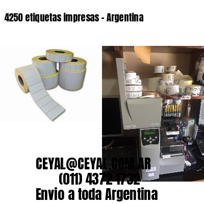 4250 etiquetas impresas – Argentina