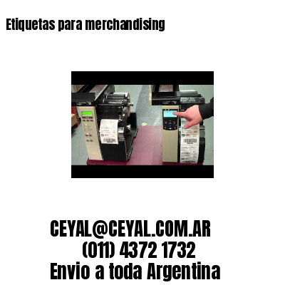 Etiquetas para merchandising