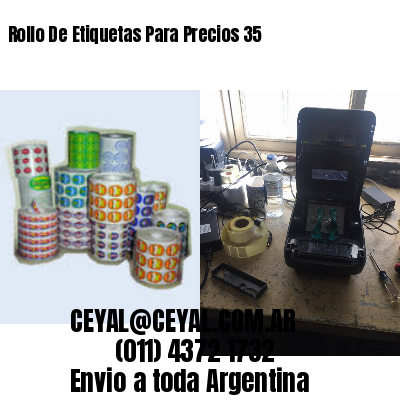 Rollo De Etiquetas Para Precios 35