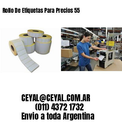 Rollo De Etiquetas Para Precios 55