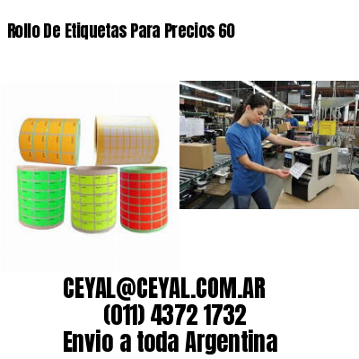 Rollo De Etiquetas Para Precios 60