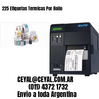 225 Etiquetas Termicas Por Rollo