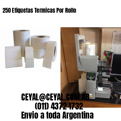 250 Etiquetas Termicas Por Rollo