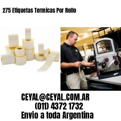 275 Etiquetas Termicas Por Rollo