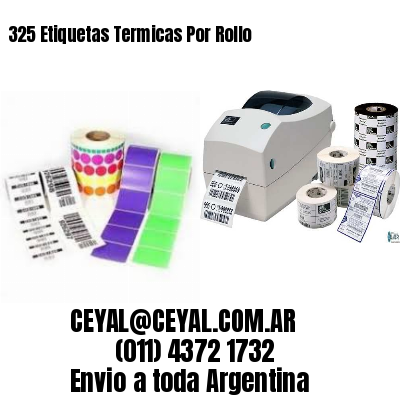 325 Etiquetas Termicas Por Rollo