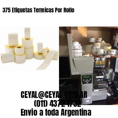 375 Etiquetas Termicas Por Rollo