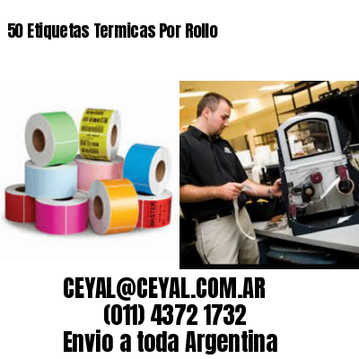 50 Etiquetas Termicas Por Rollo
