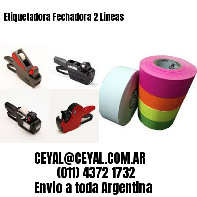 Etiquetadora Fechadora 2 Lineas