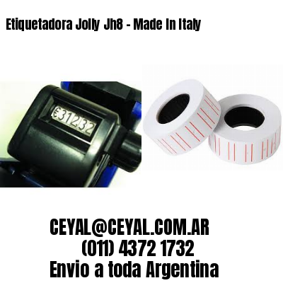 Etiquetadora Jolly Jh8 – Made In Italy