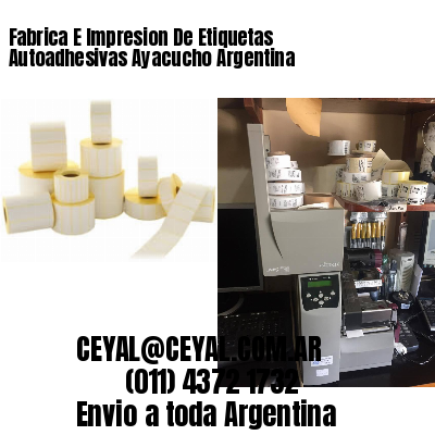 Fabrica E Impresion De Etiquetas Autoadhesivas Ayacucho Argentina