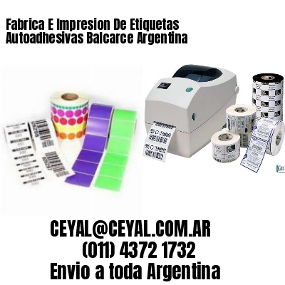 Fabrica E Impresion De Etiquetas Autoadhesivas Balcarce Argentina
