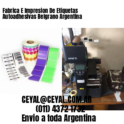 Fabrica E Impresion De Etiquetas Autoadhesivas Belgrano Argentina