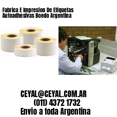 Fabrica E Impresion De Etiquetas Autoadhesivas Boedo Argentina