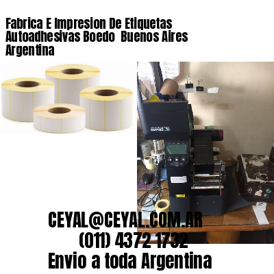 Fabrica E Impresion De Etiquetas Autoadhesivas Boedo  Buenos Aires Argentina