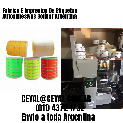 Fabrica E Impresion De Etiquetas Autoadhesivas Bolívar Argentina