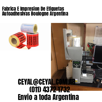Fabrica E Impresion De Etiquetas Autoadhesivas Boulogne Argentina