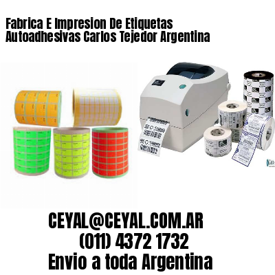 Fabrica E Impresion De Etiquetas Autoadhesivas Carlos Tejedor Argentina